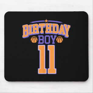 Mousepad 11 Birthday Boy Basball Lover 11 Anos Bd