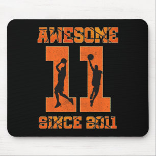 Mousepad 11 Birthday Boy Basbol Incrível Desde 2011 F