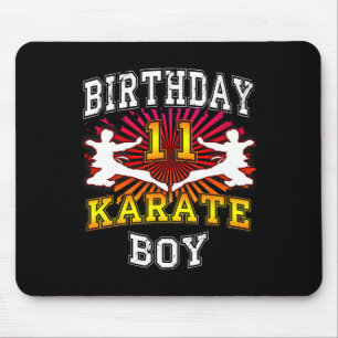 Mousepad 11 Birthday Boy - Karate 11 Anos