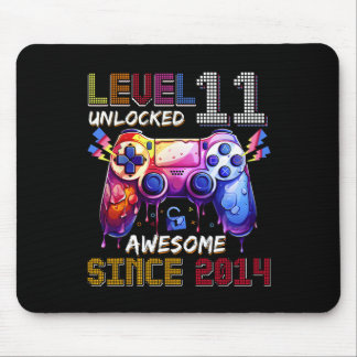 Mousepad 11 Birthday Boy Nível 11 Desbloqueado Incrível Des