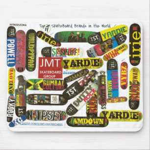Mousepad 11 melhores skates JMT no mundo