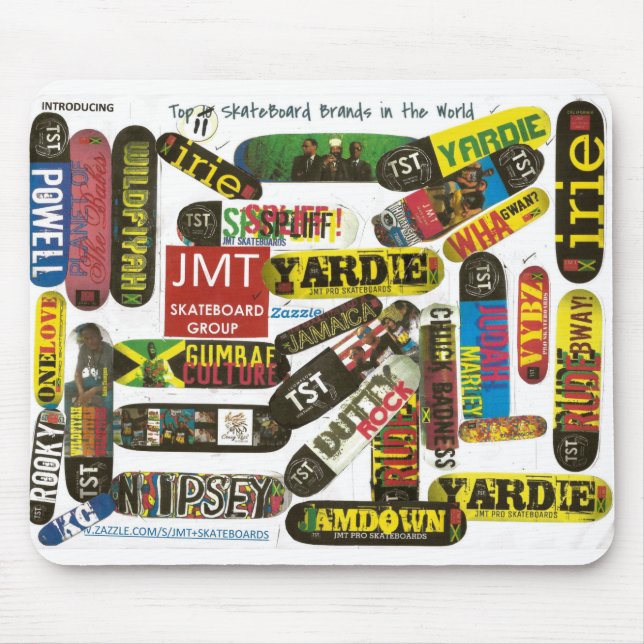 Mousepad 11 melhores skates JMT no mundo (Frente)