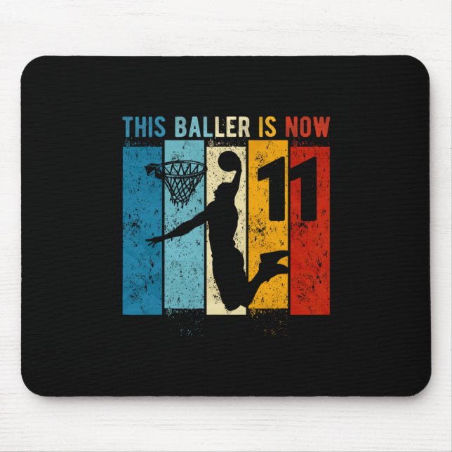 Mousepad 11 Year Old Sketll 11th Birthday Boy  (Frente)