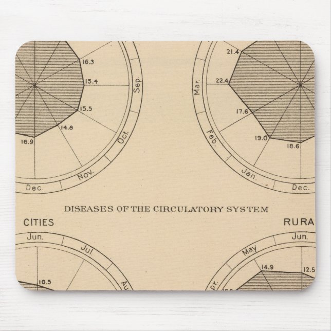 Mousepad 122 Mortes doenças do sistema nervoso e circulatór (Frente)