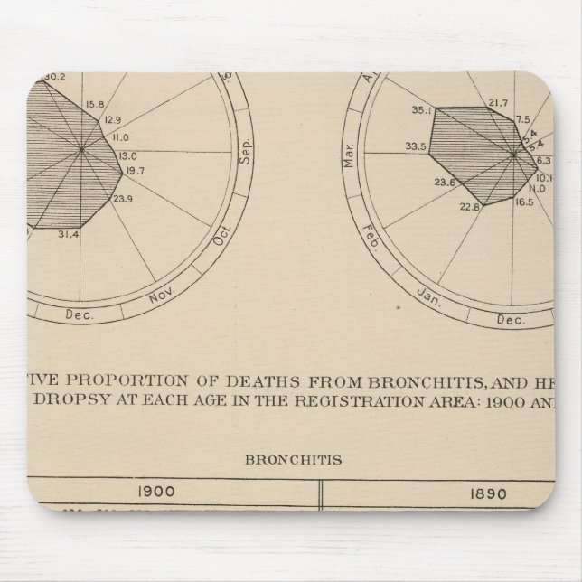 Mousepad 123 Doenças mortais do sistema respiratório, bronq (Frente)