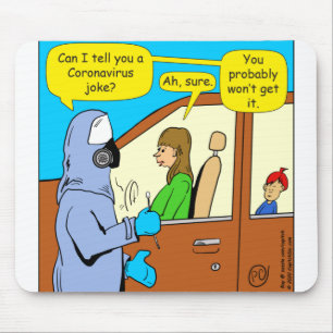 Mousepad 1274 Piada de Coronavírus