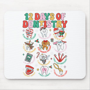 Mousepad 12 Dias De Dentista Natal Dental Squad Crew D