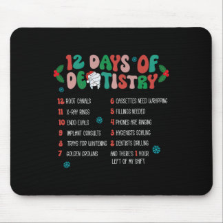 Mousepad 12 Dias De Dentista Natal Dentista Hygie Dental