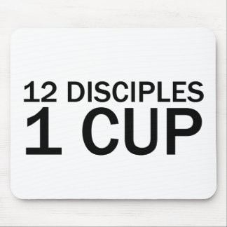 Mousepad 12 DISCÍPULOS, 1 COPO Camiseta engraçada da Última