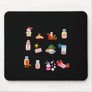 Mousepad 12 Drogas Do Natal Enfermeira Técnica De Farmácia