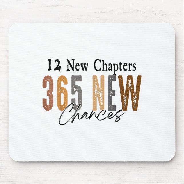 Mousepad 12 New Chapters 365 New Chances Family  (Frente)