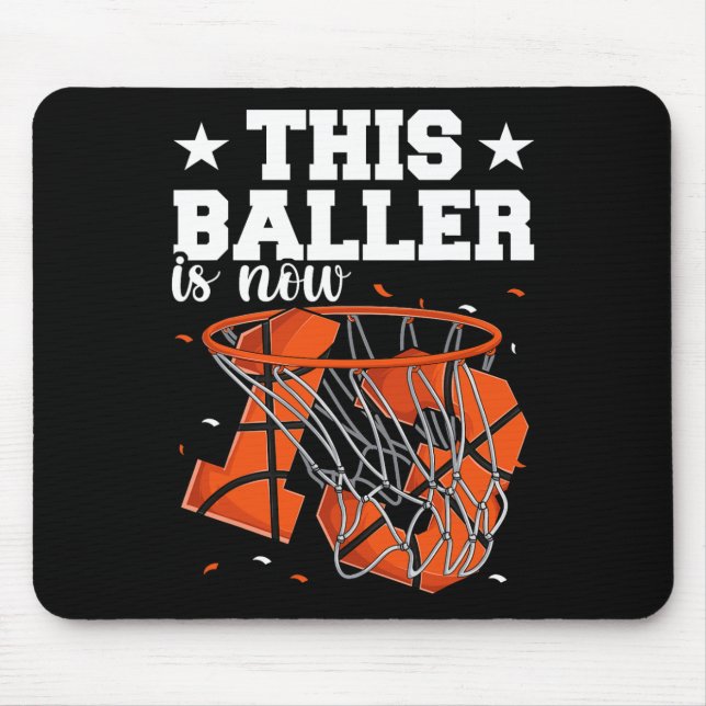 Mousepad 13 Birthday Bysketbyll Boys (Frente)