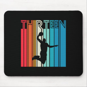 Mousepad 13 Birthday Bysketbyll Lover Gift 13 Anos R