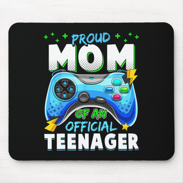 Mousepad 13 Birthday Orud Mãe Adolescente Oficial Vídeo Ga (Frente)