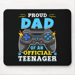 Mousepad 13 Birthday, Pai Orgulhoso Oficial Adolescente Víd