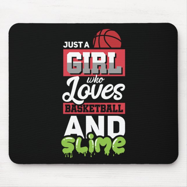 Mousepad 14.Apenas Uma Menina Que Ama Basquete E Lama (Frente)