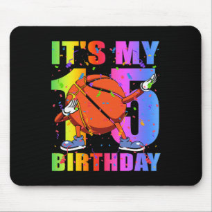 Mousepad 15 de basquete de 15 anos Tema B