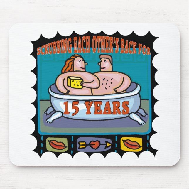 Mousepad 15thweddinganniversaryb5 (Frente)