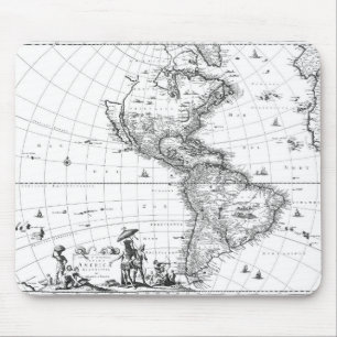 Mousepad 1671 Mapa Totius Americae Descrição