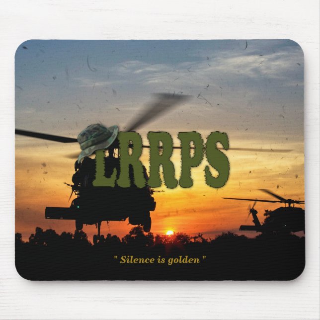 Mousepad 173.o vietname LRRPS LRRP transmitido pelo avião M (Frente)