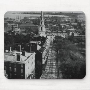 Mousepad 1859: Uma vista de Boston da casa do estado