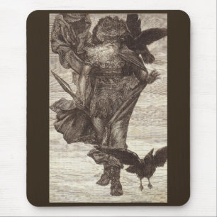 Mousepad 1871 Odin, deus dos noruegueses da sabedoria