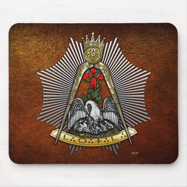 Mousepad 18.o grau: Cavaleiro da Rosa Croix (Frente)