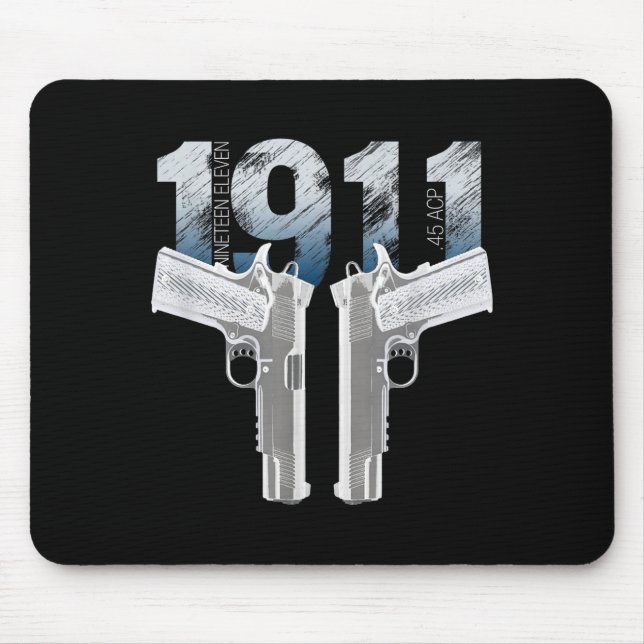Mousepad 1911 Handgun Pro Gun 2nd Amendment Gift  (Frente)