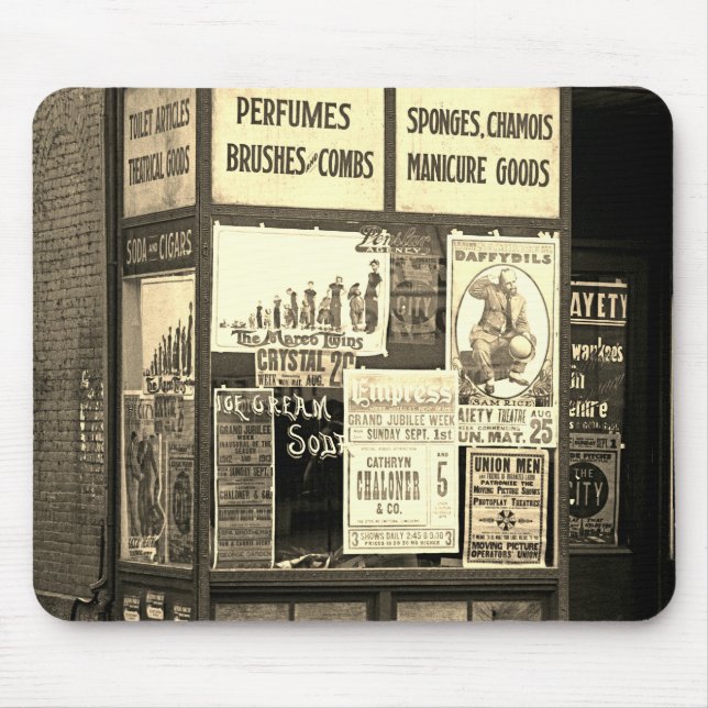 Mousepad 1912 Loja Vaudeville Pro-Union Manicure (Frente)