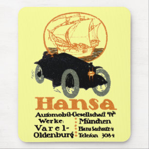 Mousepad 1914 Hansa Automóvel