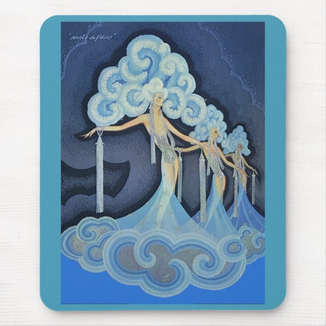 Mousepad 1932 Folies Bergère poster (Frente)