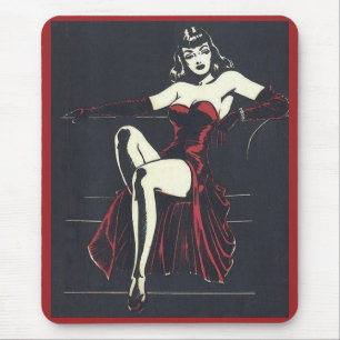Mousepad 1940 femme fatale