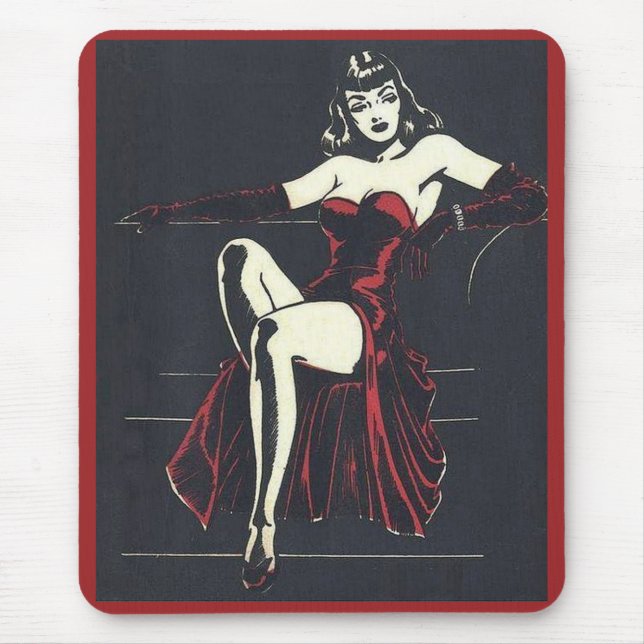Mousepad 1940 femme fatale (Frente)
