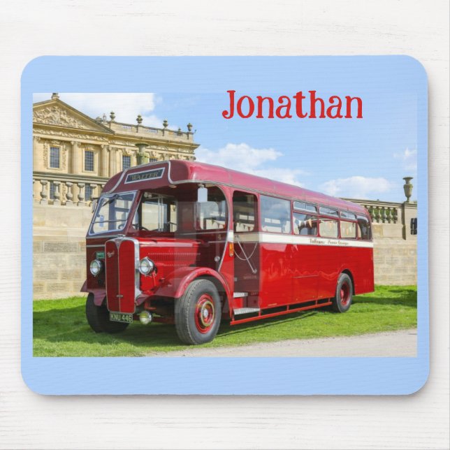 Mousepad 1946 Vintage Walter Bus Personalizado (Frente)
