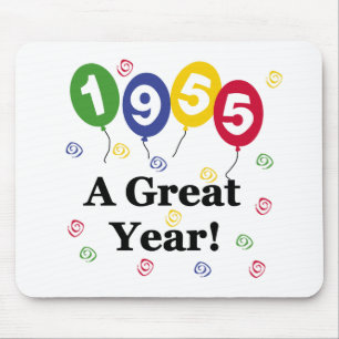 Mousepad 1955 um aniversário do grande ano