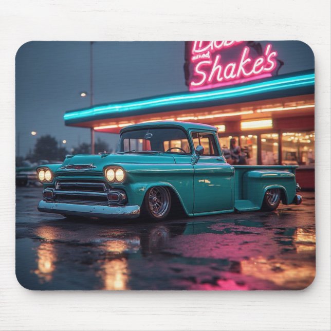 Mousepad 1958 Apachee 3100 pickup de lado (Frente)