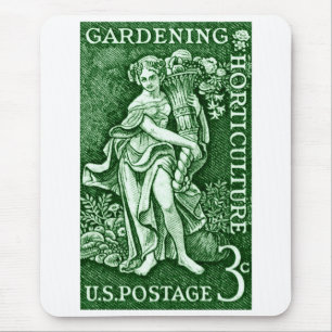 Mousepad 1958 Jardinagem + Carimbo Hortícola
