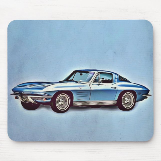 Mousepad 1963 Chevrolet Corvette Sting Ray Coupe (Frente)