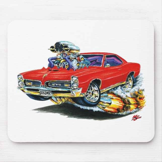 Mousepad 1966-67 carro do vermelho de GTO (Frente)