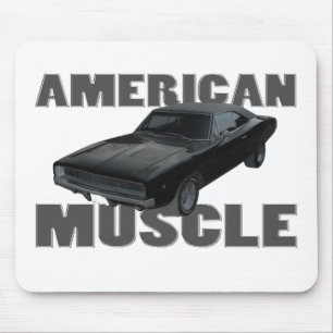 Mousepad 1968 músculo do americano do carregador r/t do