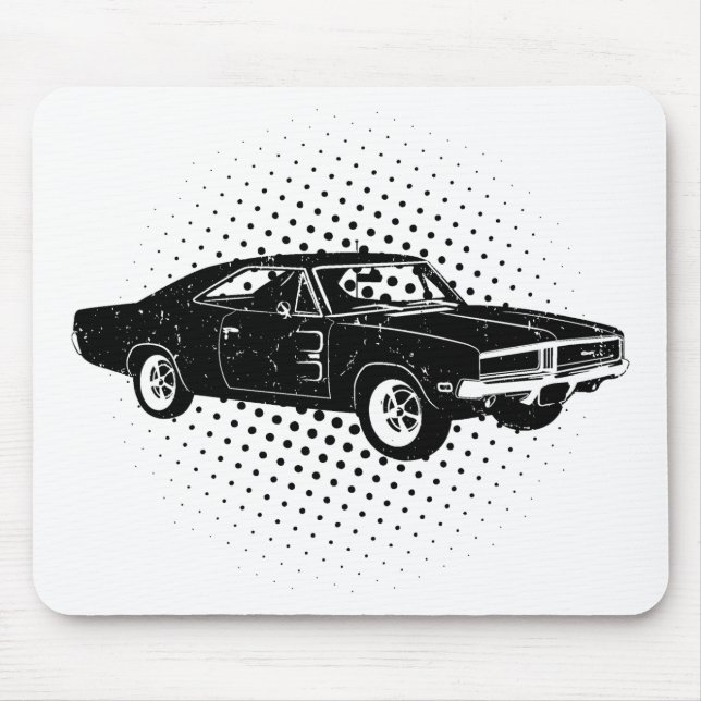 Mousepad 1969 SE do carregador R/T de Dodge (Frente)