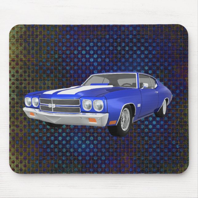 Mousepad 1970 Chevelle SS: Término Azul:Mousepad (Frente)
