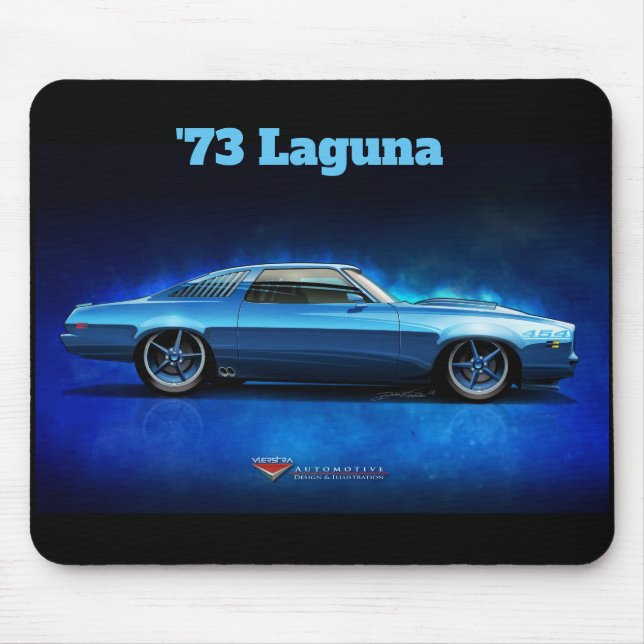 Mousepad 1973 costume de Chevelle Laguna - tapete do rato (Frente)