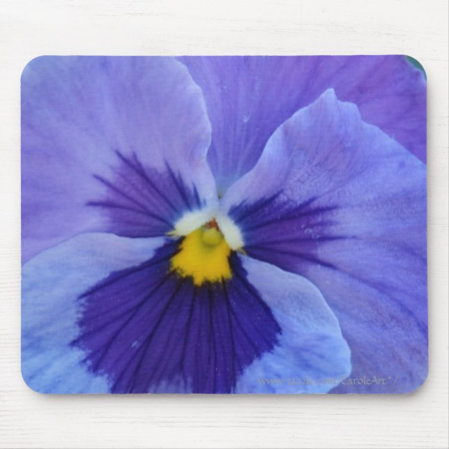 Mousepad 1 amor perfeito azul da beleza (Frente)