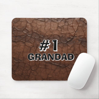 Mousepad #1 Avô de aparência de couro