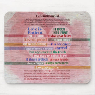 Mousepad 1 Corinthians 13 - Amor