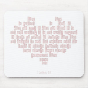 Mousepad 1 tapete do rato do 13:4 dos Corinthians