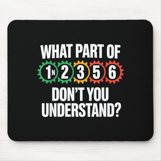 Mousepad 1n256 Motorcycle Shift Biker Motorcyclist  (Frente)