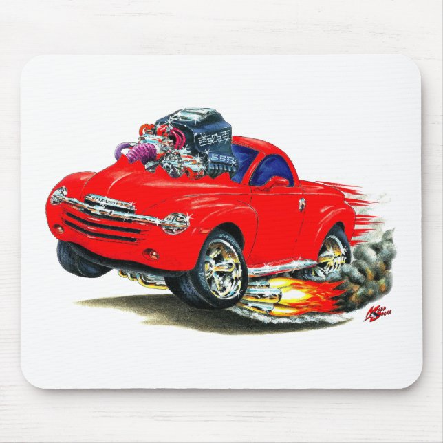 Mousepad 2003-06 caminhão do vermelho de SSR (Frente)