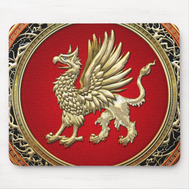 Mousepad [200] Dourado Griffin sagrado (Frente)
